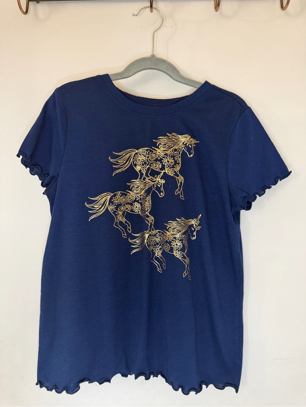 SO Navy Graphic Tee with White Logo